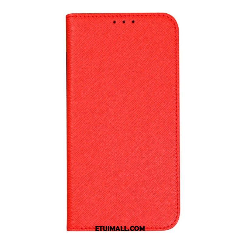 Etui Na Telefon do iPhone 14 Etui Folio Teksturowane