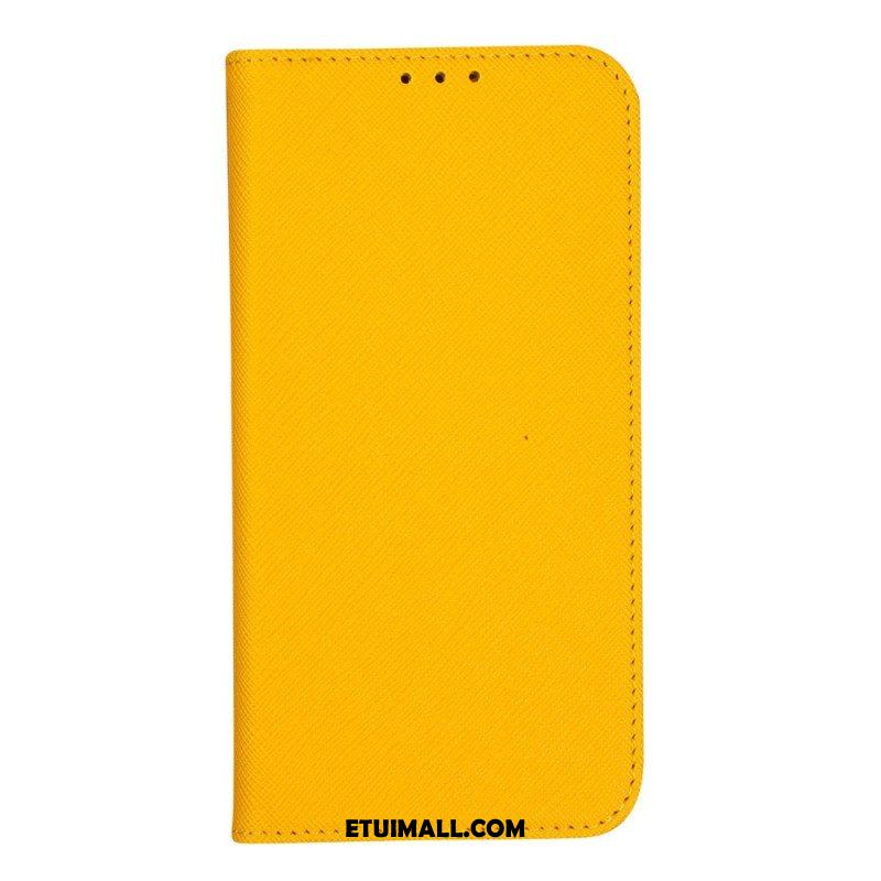 Etui Na Telefon do iPhone 14 Etui Folio Teksturowane