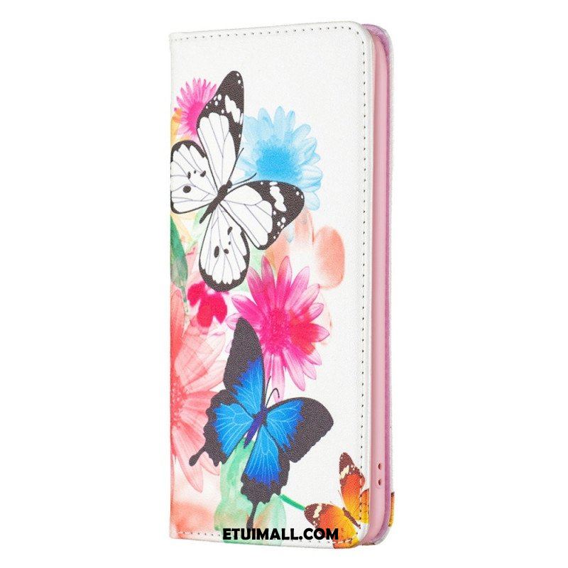 Etui Na Telefon do iPhone 14 Pro Max Etui Folio Motyle