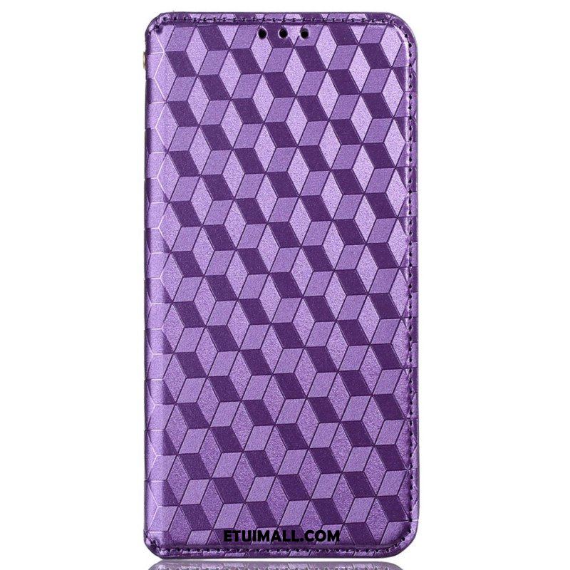 Etui Na Telefon do iPhone 14 Pro Max Etui Folio Tekstura 3d