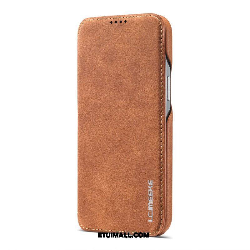 Etui Na Telefon do iPhone 15 Plus Etui Folio Imitacja Skóry Lc.imeeke