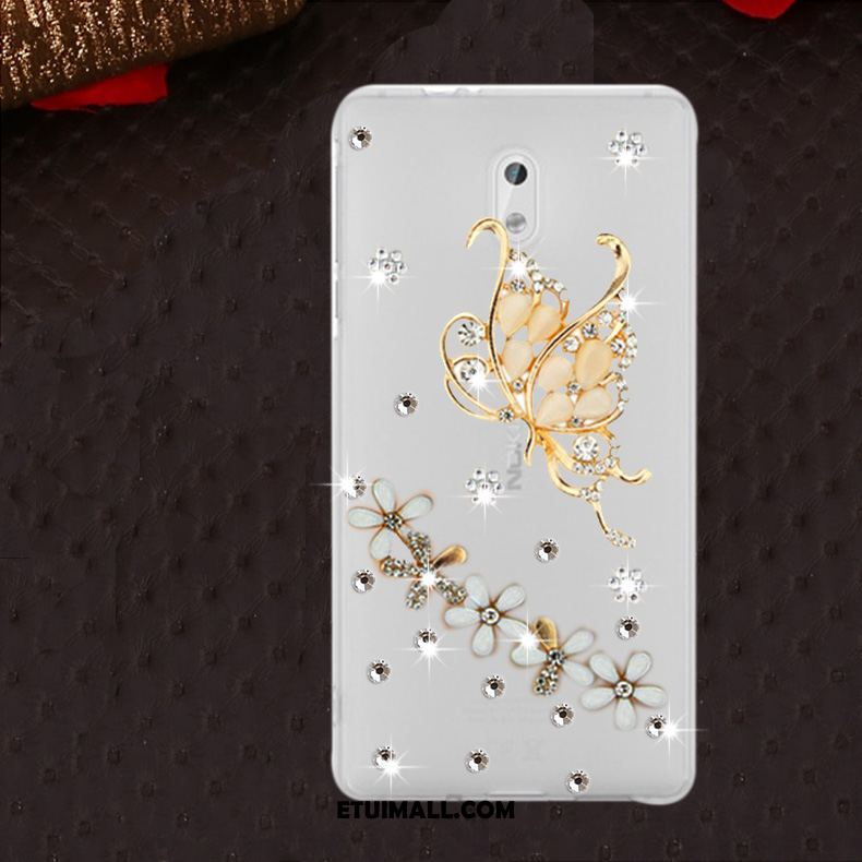 Etui Nokia 3 Rhinestone Silikonowe Telefon Komórkowy Miękki Anti-fall Obudowa Na Sprzedaż