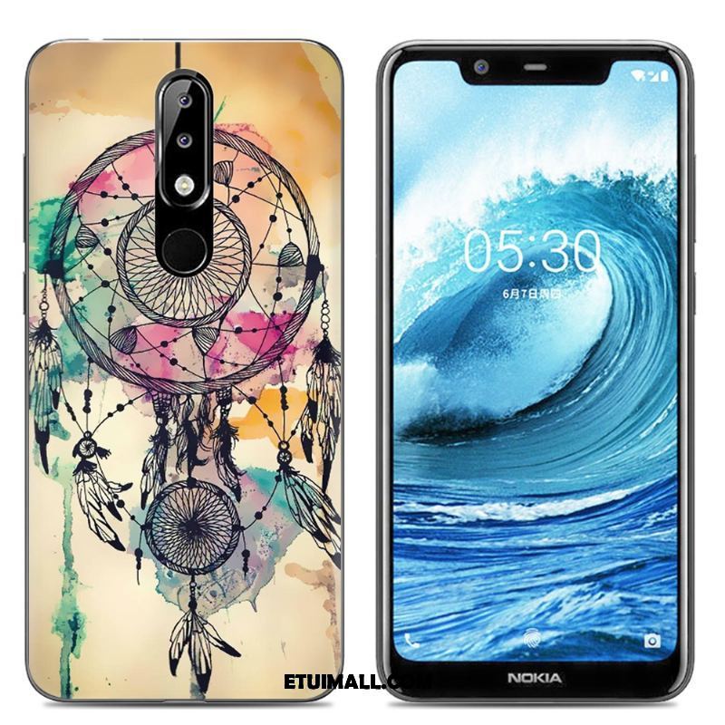 Etui Nokia 5.1 Plus Silikonowe Kreatywne Przezroczysty Ochraniacz Miękki Futerał Sprzedam