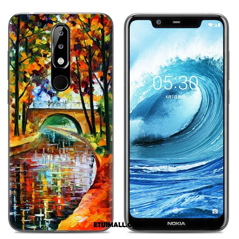 Etui Nokia 5.1 Plus Silikonowe Kreatywne Przezroczysty Ochraniacz Miękki Futerał Sprzedam