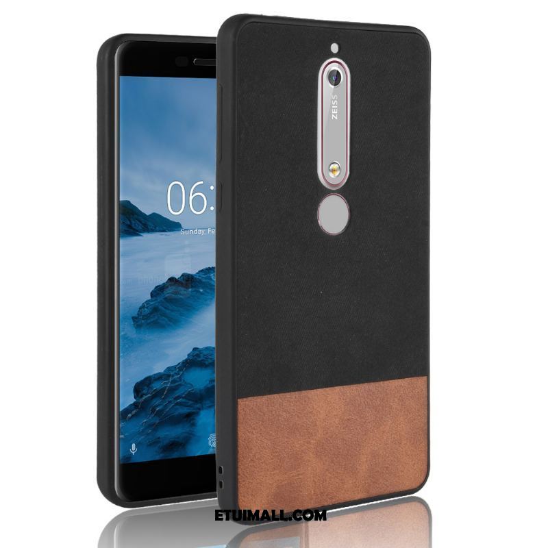 Etui Nokia 6.1 Czerwony Mieszane Kolory Telefon Komórkowy Skóra All Inclusive Pokrowce Tanie