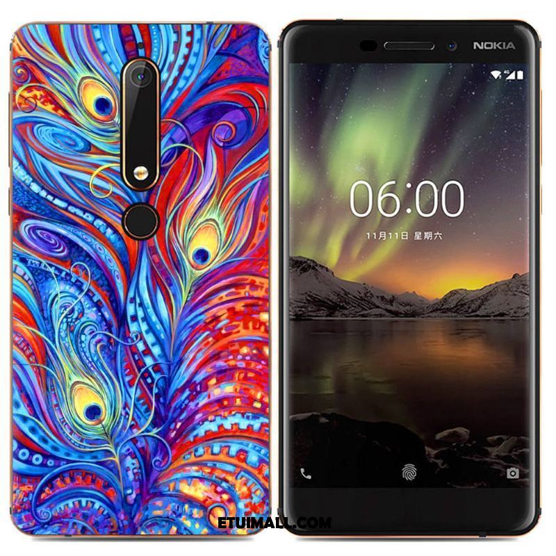 Etui Nokia 6.1 Telefon Komórkowy Kreatywne Kreskówka Miękki Kolor Futerał Sprzedam