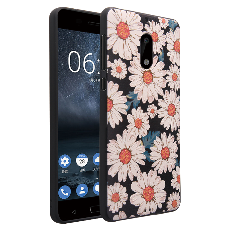 Etui Nokia 6 Anti-fall Miękki All Inclusive Tendencja Relief Futerał Sklep