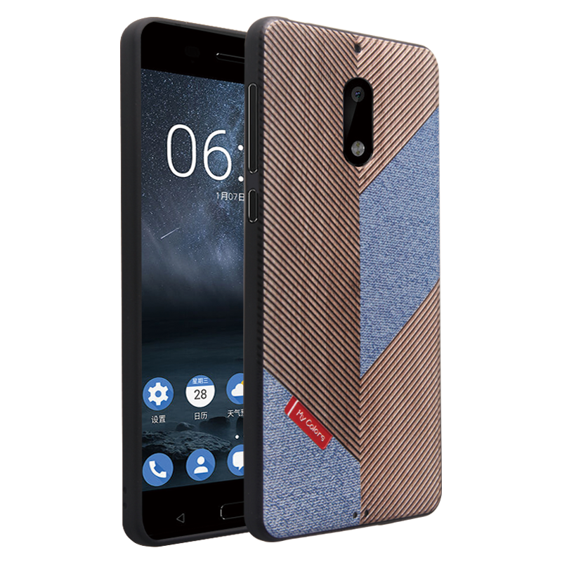 Etui Nokia 6 Anti-fall Miękki All Inclusive Tendencja Relief Futerał Sklep