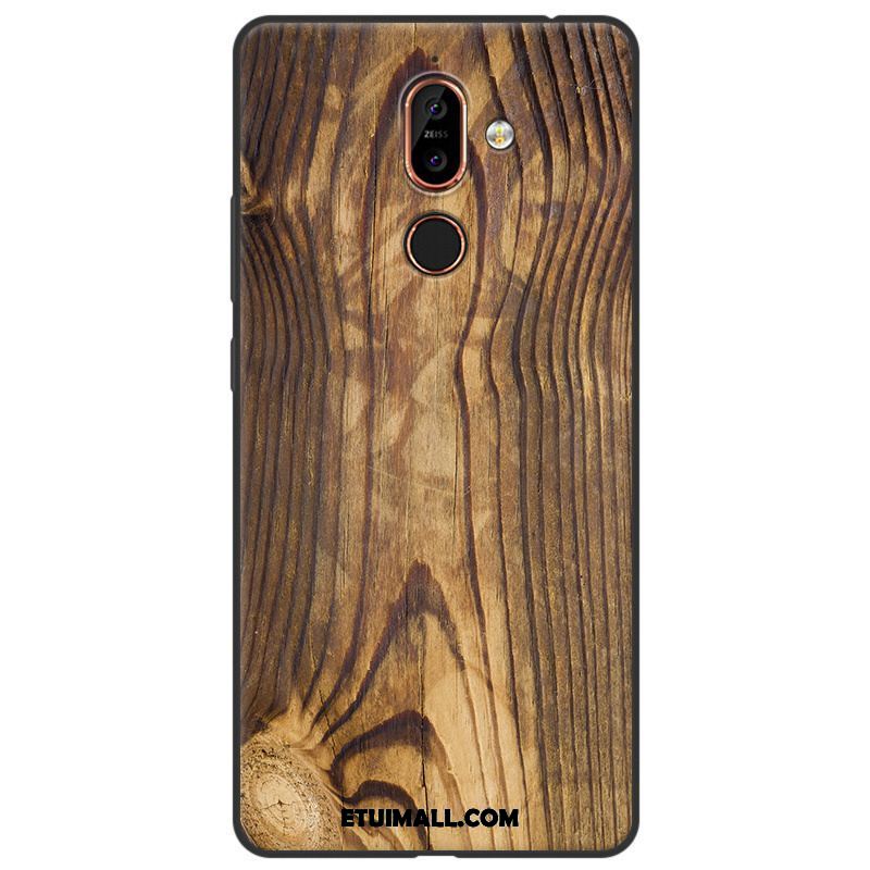 Etui Nokia 7 Plus Ziarno Drewna Ochraniacz Vintage Telefon Komórkowy Drewno Obudowa Sprzedam