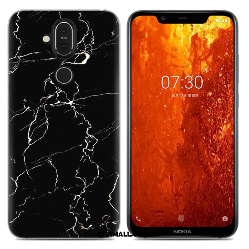 Etui Nokia 8.1 Anti-fall Purpurowy Miękki Proste Kreskówka Futerał Na Sprzedaż