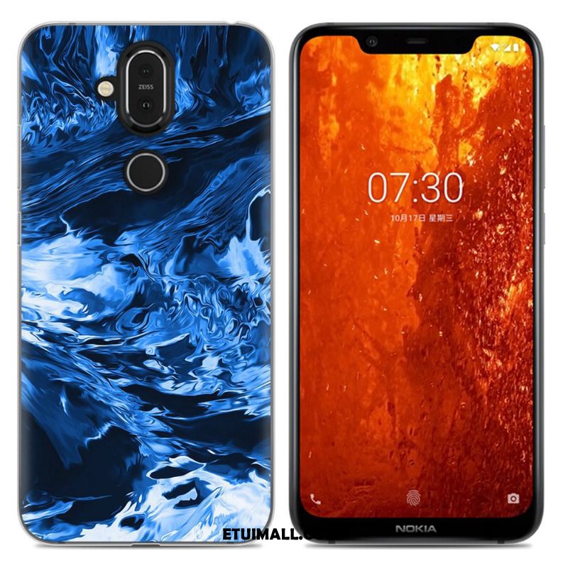 Etui Nokia 8.1 Anti-fall Purpurowy Miękki Proste Kreskówka Futerał Na Sprzedaż