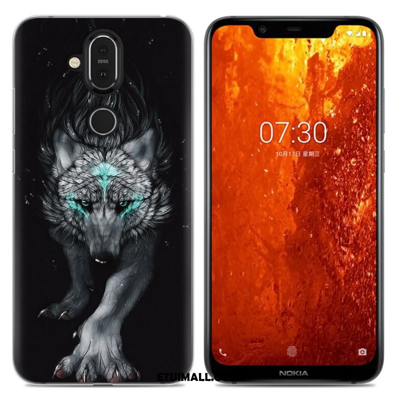 Etui Nokia 8.1 Anti-fall Purpurowy Miękki Proste Kreskówka Futerał Na Sprzedaż