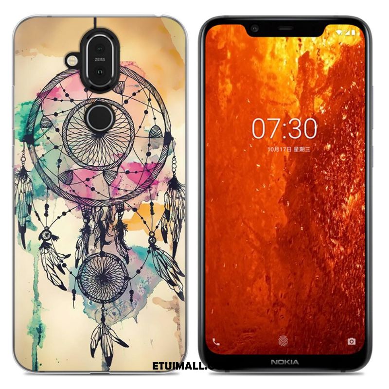 Etui Nokia 8.1 Anti-fall Purpurowy Miękki Proste Kreskówka Futerał Na Sprzedaż