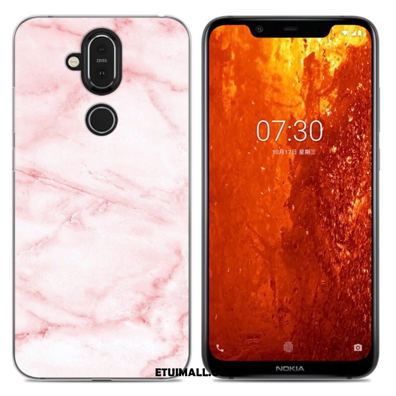 Etui Nokia 8.1 Anti-fall Purpurowy Miękki Proste Kreskówka Futerał Na Sprzedaż