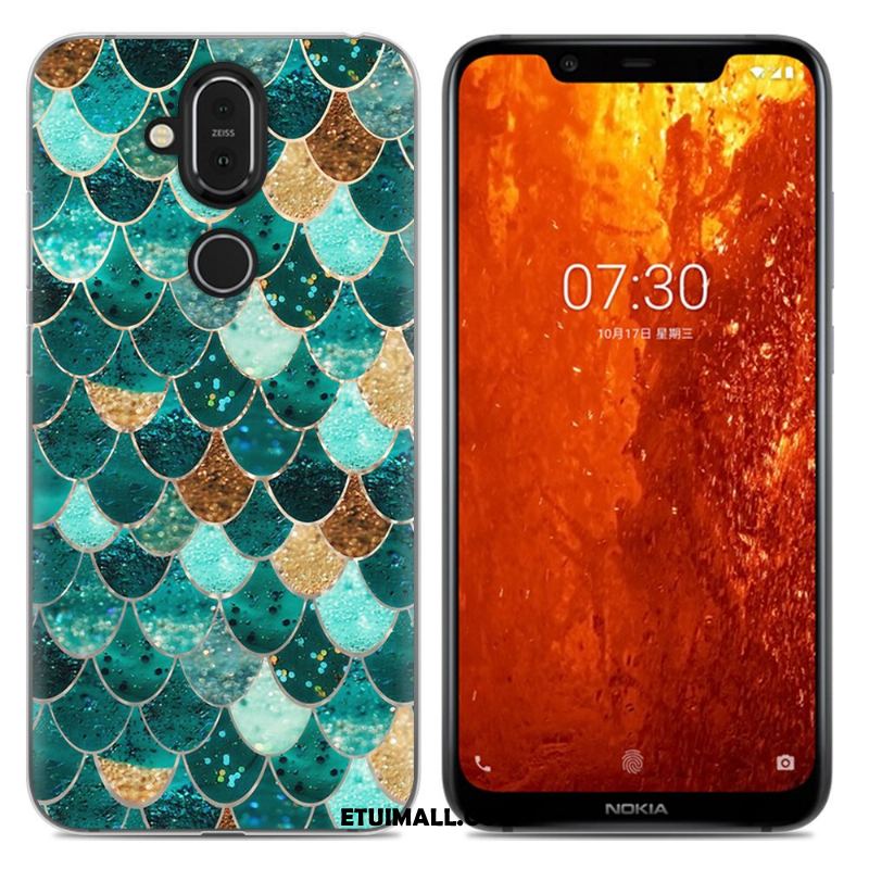 Etui Nokia 8.1 Anti-fall Purpurowy Miękki Proste Kreskówka Futerał Na Sprzedaż