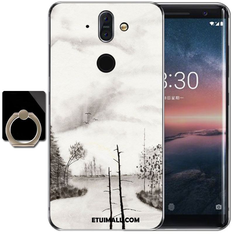 Etui Nokia 8 Sirocco Atrament Purpurowy Wysoki Ochraniacz Silikonowe Pokrowce Kupię