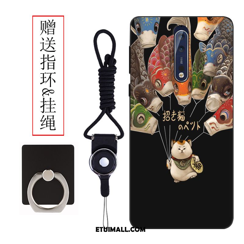 Etui Nokia 8 Telefon Komórkowy Kolor Nubuku Czarny Anti-fall Pokrowce Oferta