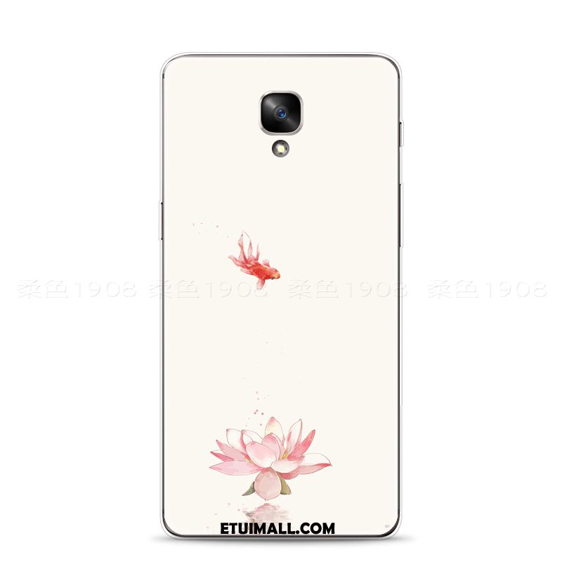 Etui Oneplus 3 Sztuka Różowe Telefon Komórkowy Relief Chiński Styl Futerał Tanie