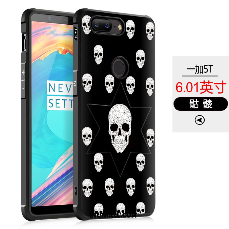 Etui Oneplus 5t Czarny Osobowość All Inclusive Kreatywne Miękki Futerał Oferta