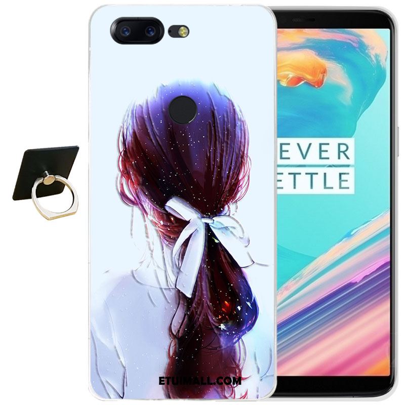 Etui Oneplus 5t Ochraniacz Relief Silikonowe Anti-fall Telefon Komórkowy Obudowa Tanie