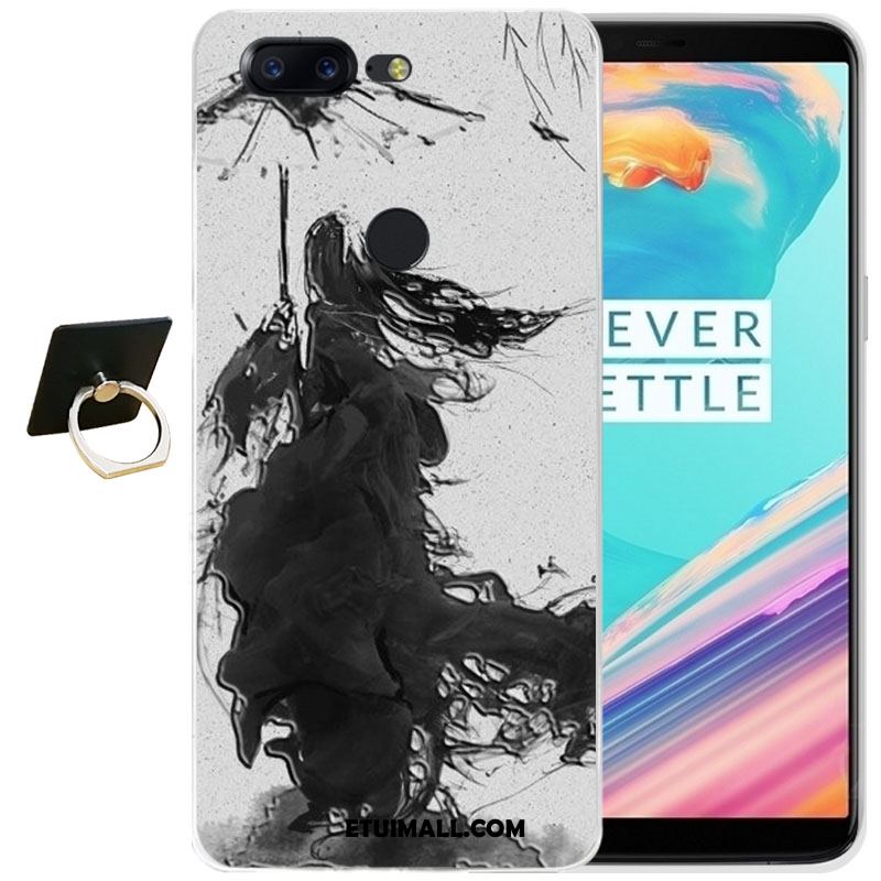 Etui Oneplus 5t Ochraniacz Relief Silikonowe Anti-fall Telefon Komórkowy Obudowa Tanie