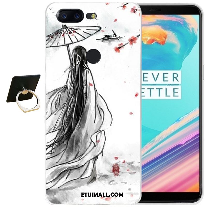 Etui Oneplus 5t Ochraniacz Relief Silikonowe Anti-fall Telefon Komórkowy Obudowa Tanie