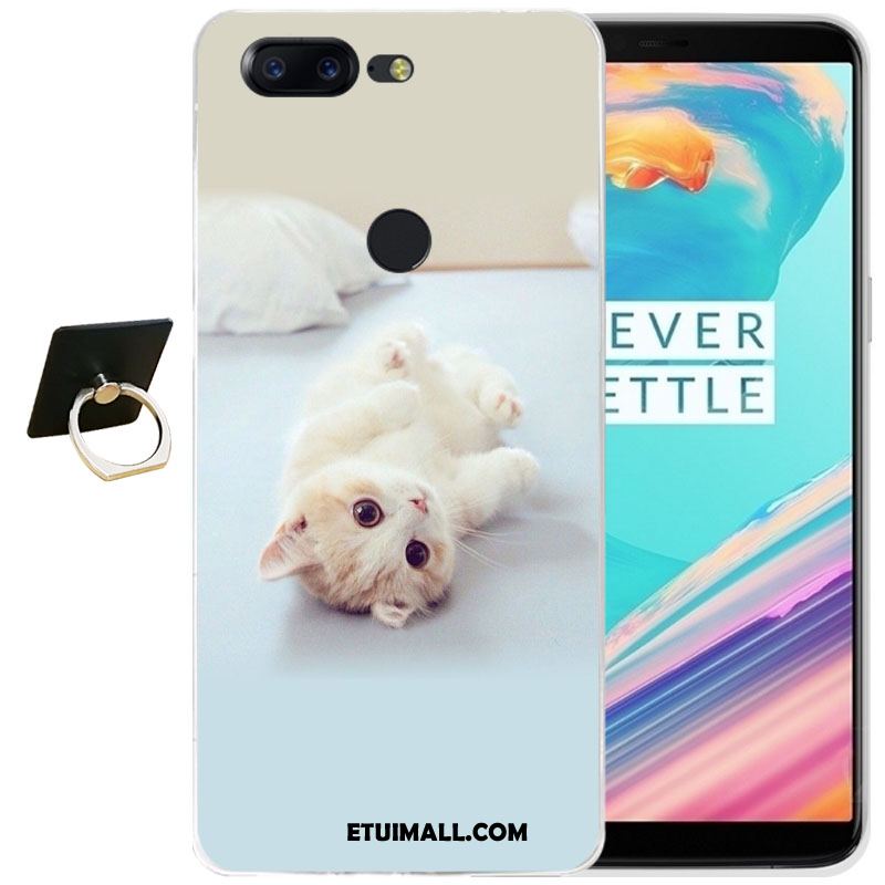 Etui Oneplus 5t Ochraniacz Relief Silikonowe Anti-fall Telefon Komórkowy Obudowa Tanie