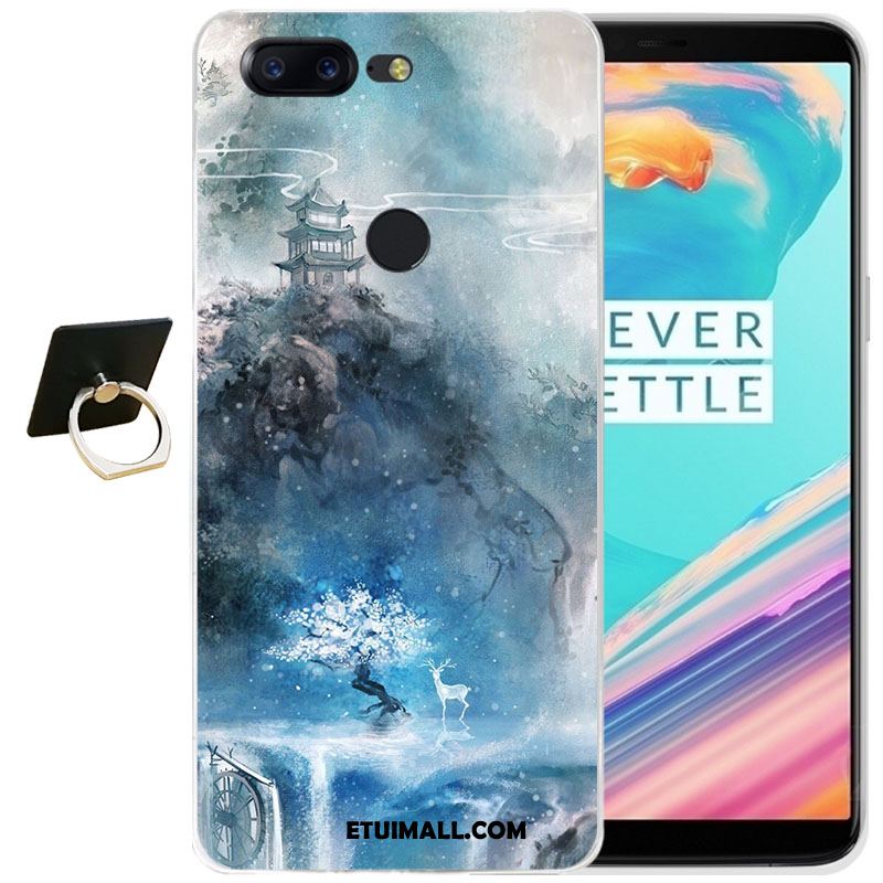 Etui Oneplus 5t Ochraniacz Relief Silikonowe Anti-fall Telefon Komórkowy Obudowa Tanie