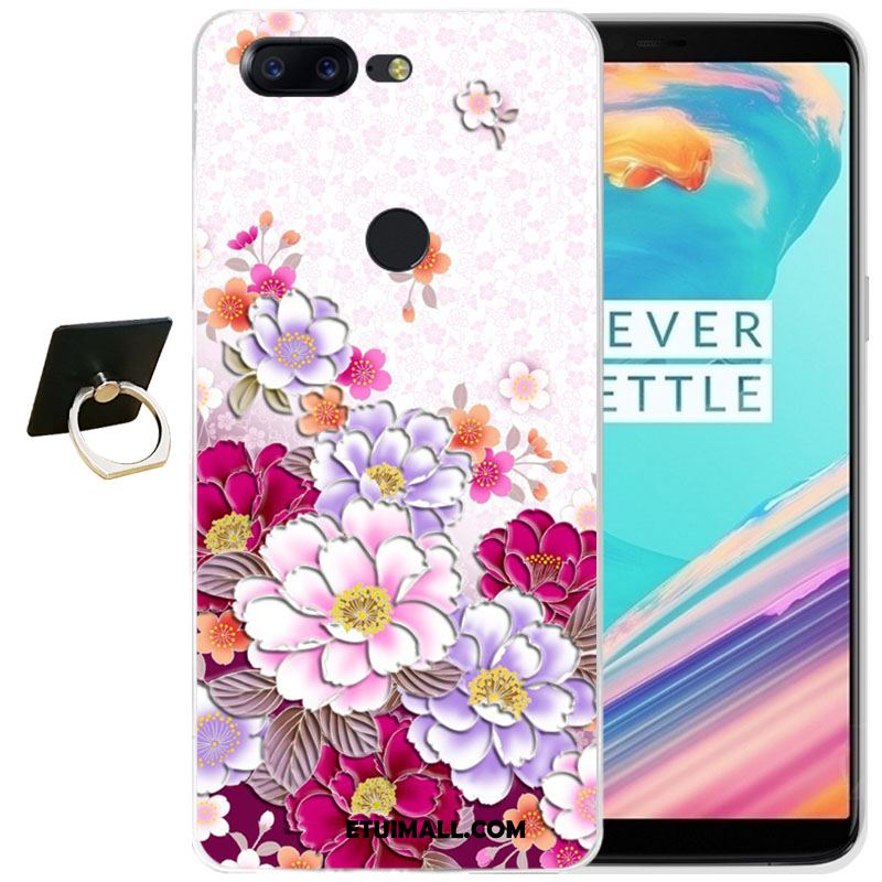 Etui Oneplus 5t Ochraniacz Relief Silikonowe Anti-fall Telefon Komórkowy Obudowa Tanie