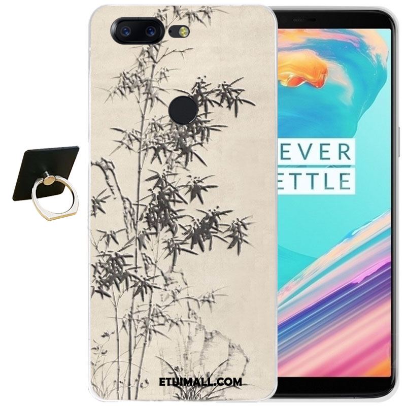 Etui Oneplus 5t Ochraniacz Relief Silikonowe Anti-fall Telefon Komórkowy Obudowa Tanie