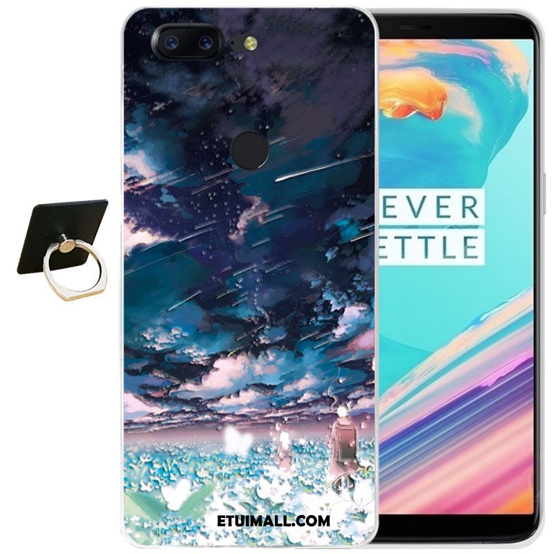 Etui Oneplus 5t Ochraniacz Relief Silikonowe Anti-fall Telefon Komórkowy Obudowa Tanie