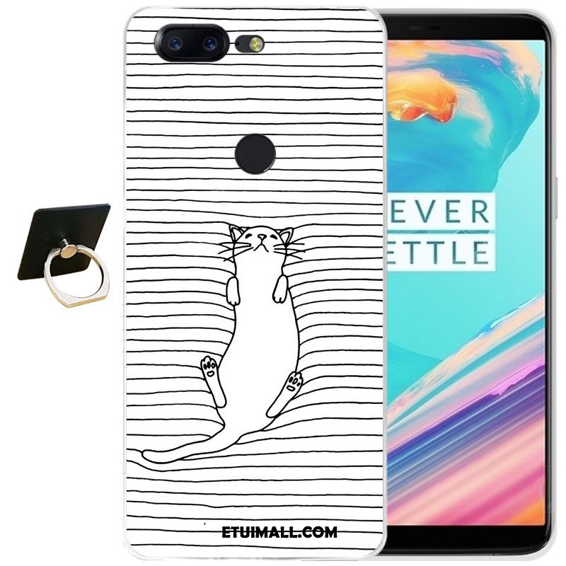 Etui Oneplus 5t Ochraniacz Relief Silikonowe Anti-fall Telefon Komórkowy Obudowa Tanie