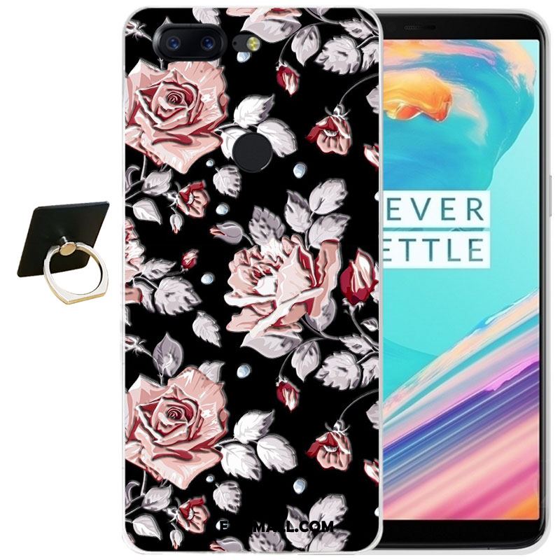 Etui Oneplus 5t Ochraniacz Relief Silikonowe Anti-fall Telefon Komórkowy Obudowa Tanie