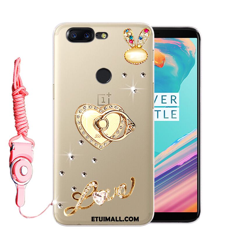 Etui Oneplus 5t Rhinestone Anti-fall Telefon Komórkowy Ochraniacz Miękki Futerał Tanie