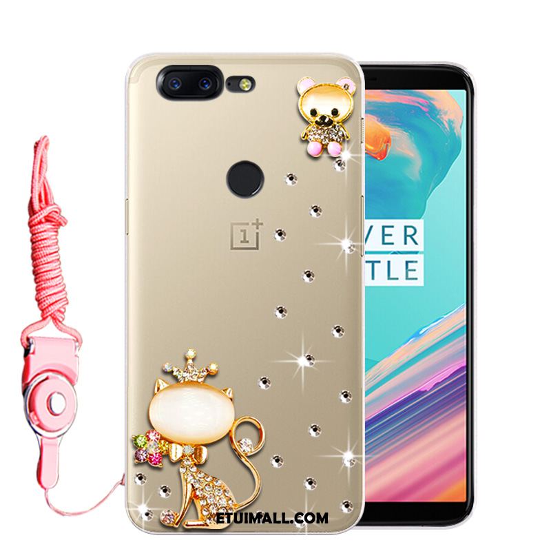 Etui Oneplus 5t Rhinestone Anti-fall Telefon Komórkowy Ochraniacz Miękki Futerał Tanie