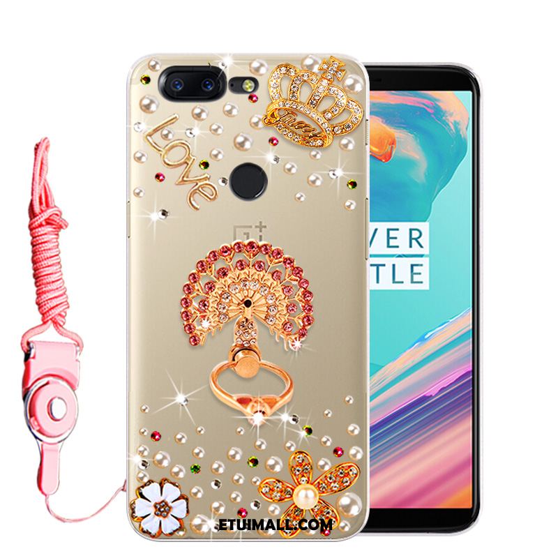 Etui Oneplus 5t Rhinestone Anti-fall Telefon Komórkowy Ochraniacz Miękki Futerał Tanie