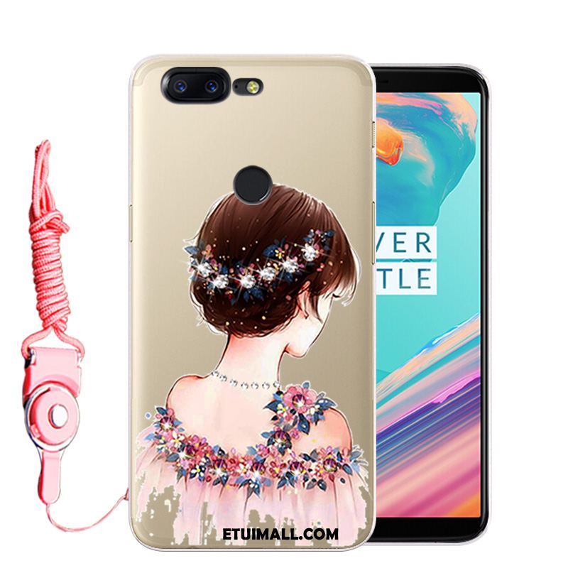 Etui Oneplus 5t Rhinestone Anti-fall Telefon Komórkowy Ochraniacz Miękki Futerał Tanie