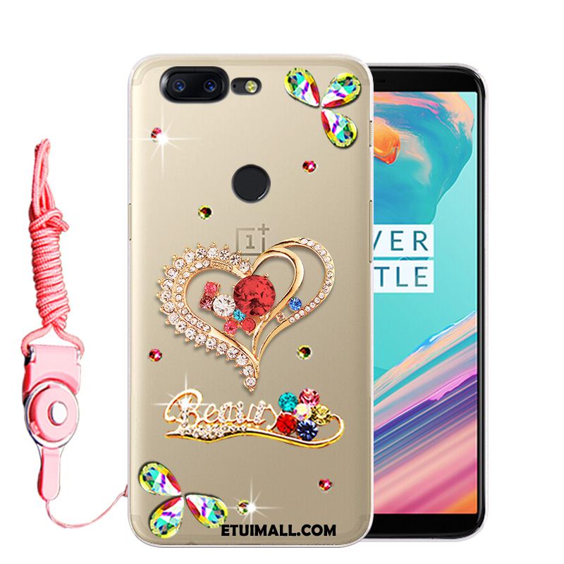 Etui Oneplus 5t Rhinestone Anti-fall Telefon Komórkowy Ochraniacz Miękki Futerał Tanie