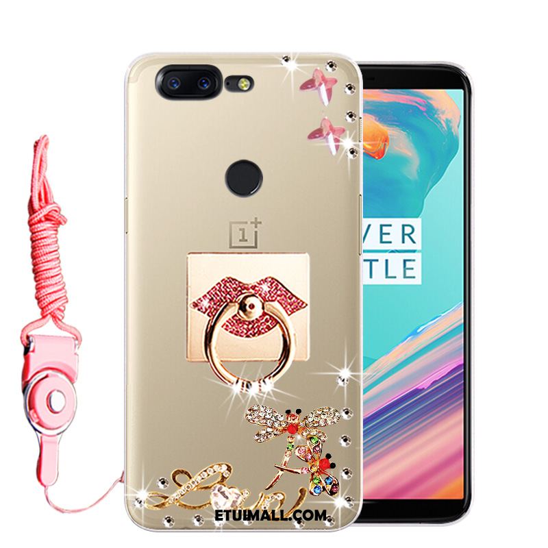 Etui Oneplus 5t Rhinestone Anti-fall Telefon Komórkowy Ochraniacz Miękki Futerał Tanie