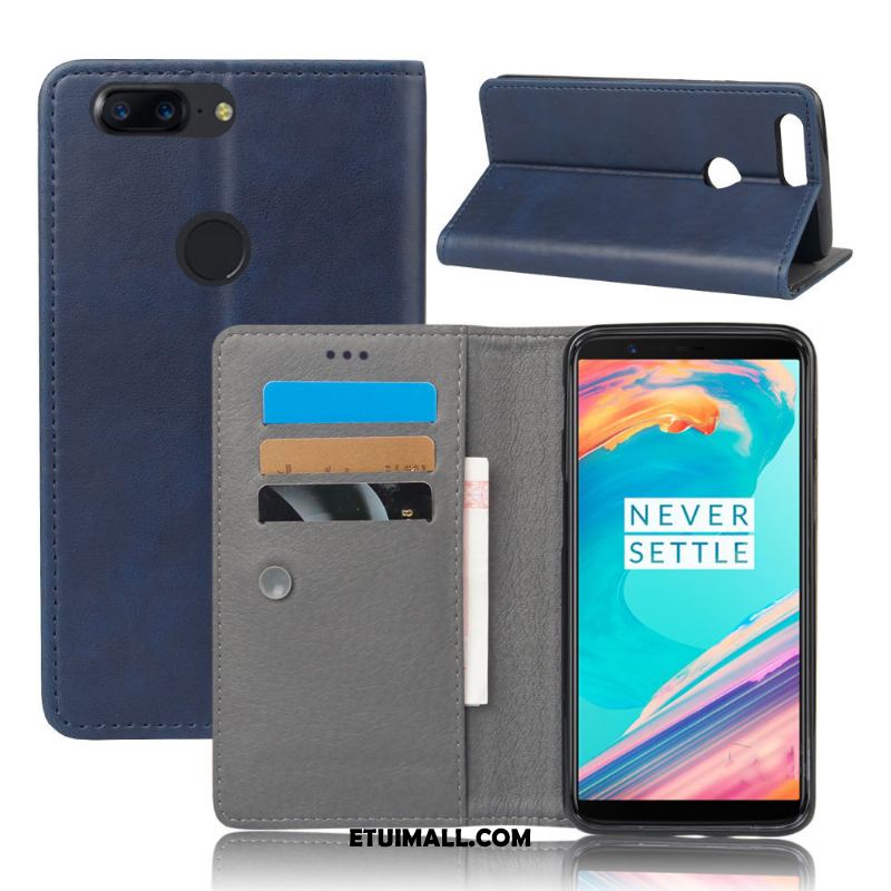 Etui Oneplus 5t Vintage Biznes Karta Skórzany Futerał Telefon Komórkowy Futerał Kup