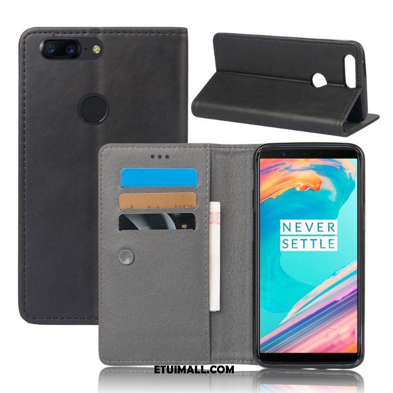 Etui Oneplus 5t Vintage Biznes Karta Skórzany Futerał Telefon Komórkowy Futerał Kup