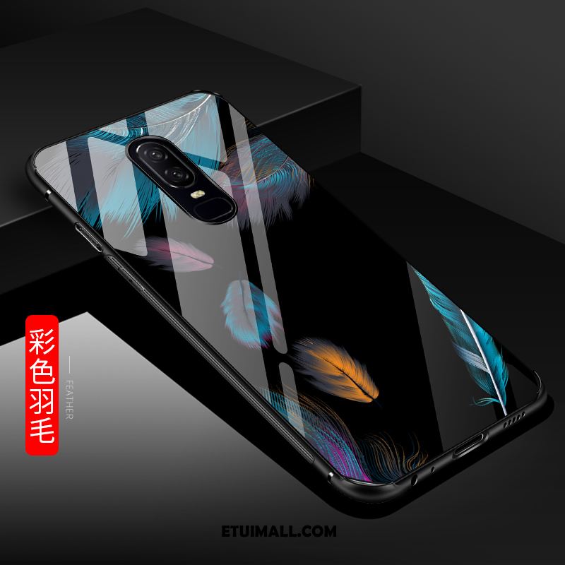 Etui Oneplus 6 Kreatywne Lustro Niebieski Czerwony Netto Ochraniacz Obudowa Dyskont