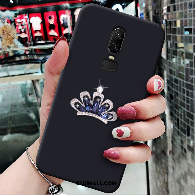 Etui Oneplus 6 Miękki Rhinestone Tendencja Anti-fall Telefon Komórkowy Obudowa Sklep