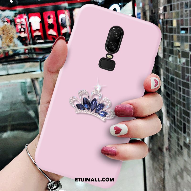 Etui Oneplus 6 Miękki Rhinestone Tendencja Anti-fall Telefon Komórkowy Obudowa Sklep