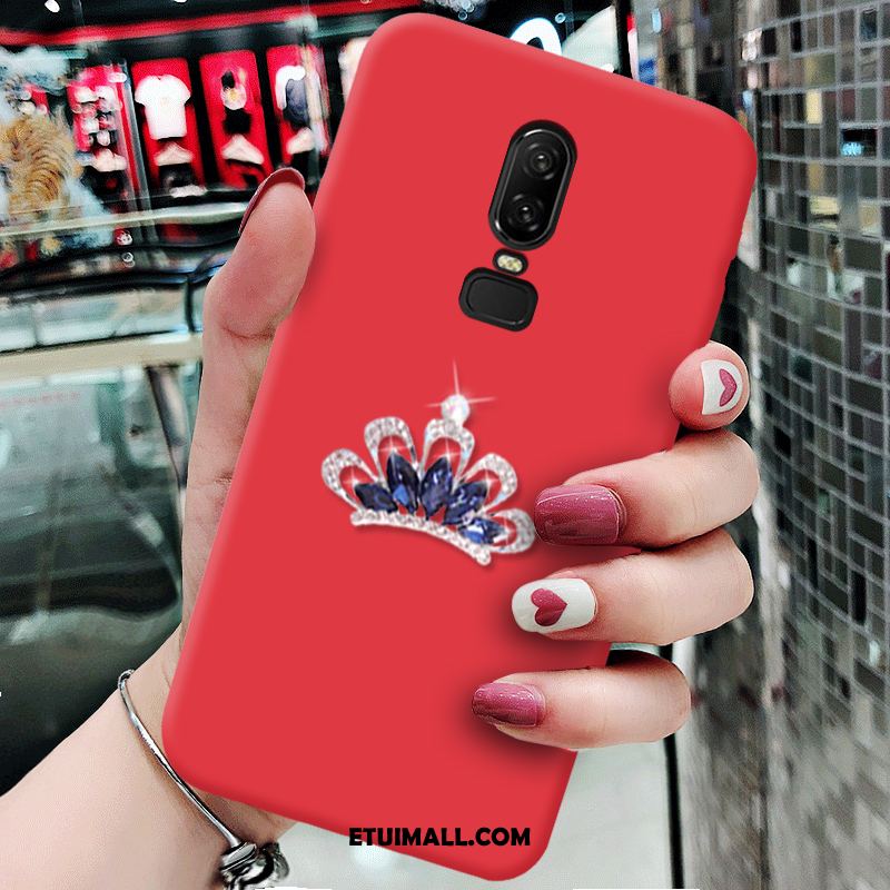 Etui Oneplus 6 Miękki Rhinestone Tendencja Anti-fall Telefon Komórkowy Obudowa Sklep