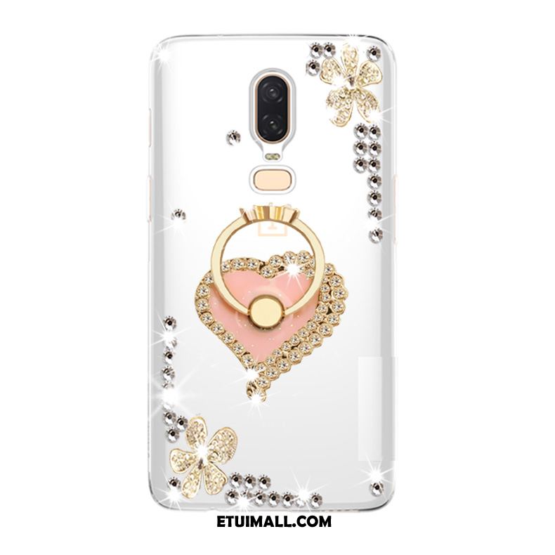 Etui Oneplus 6 Miękki Telefon Komórkowy Tendencja Anti-fall Rhinestone Obudowa Sprzedam