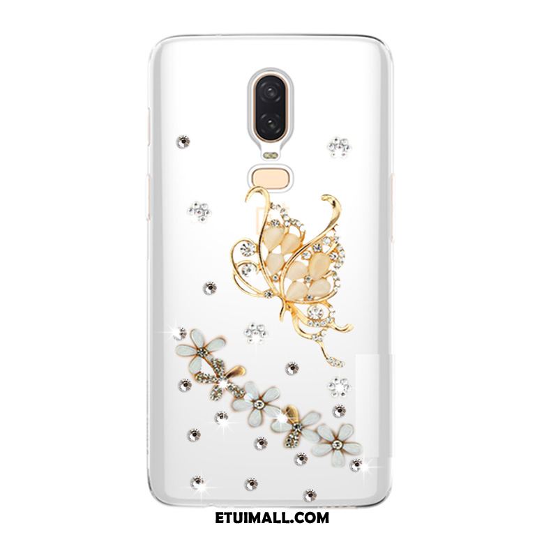 Etui Oneplus 6 Miękki Telefon Komórkowy Tendencja Anti-fall Rhinestone Obudowa Sprzedam