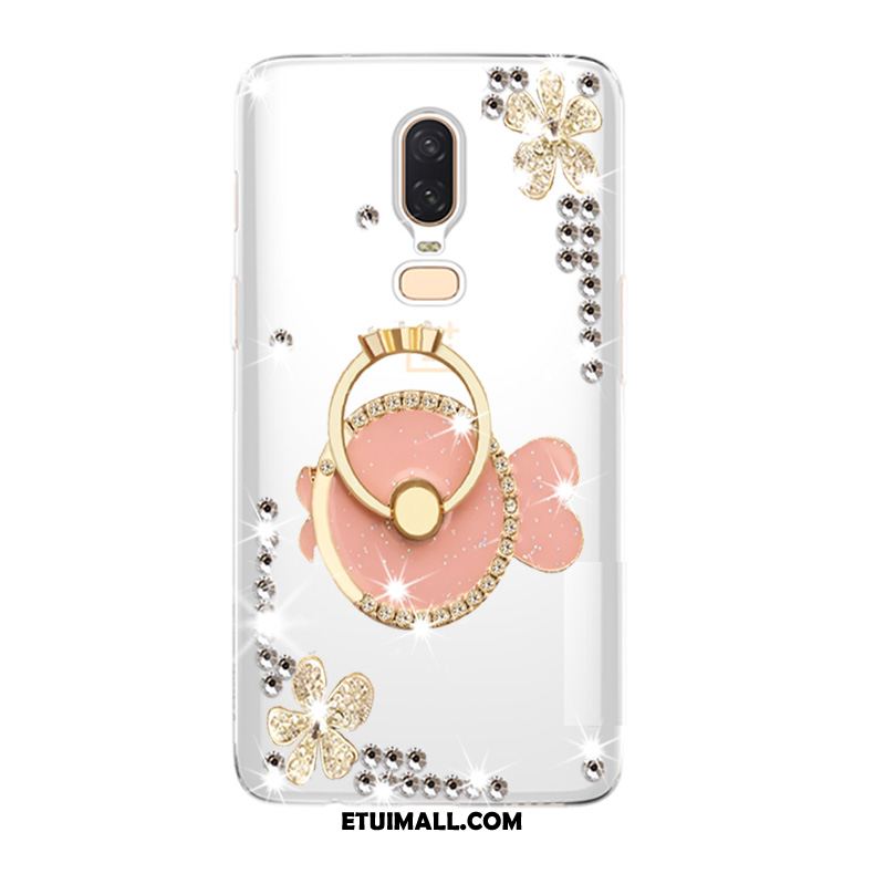 Etui Oneplus 6 Miękki Telefon Komórkowy Tendencja Anti-fall Rhinestone Obudowa Sprzedam