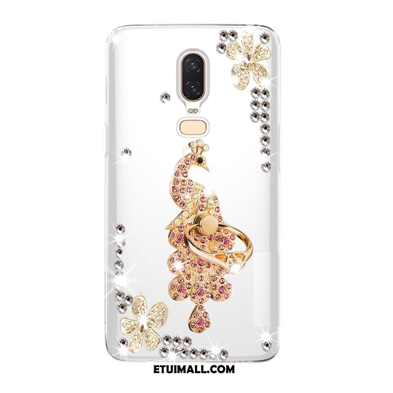 Etui Oneplus 6 Miękki Telefon Komórkowy Tendencja Anti-fall Rhinestone Obudowa Sprzedam