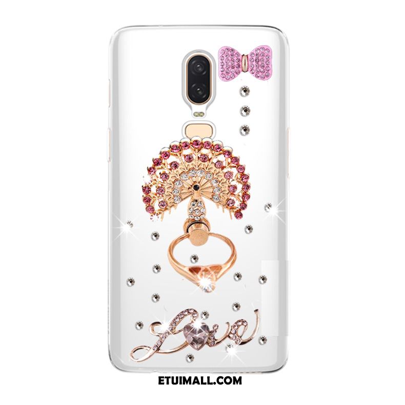 Etui Oneplus 6 Miękki Telefon Komórkowy Tendencja Anti-fall Rhinestone Obudowa Sprzedam